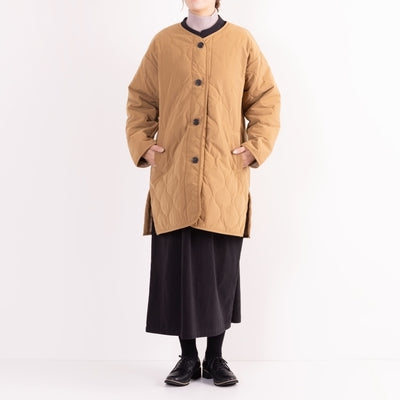 中綿キルティングコート