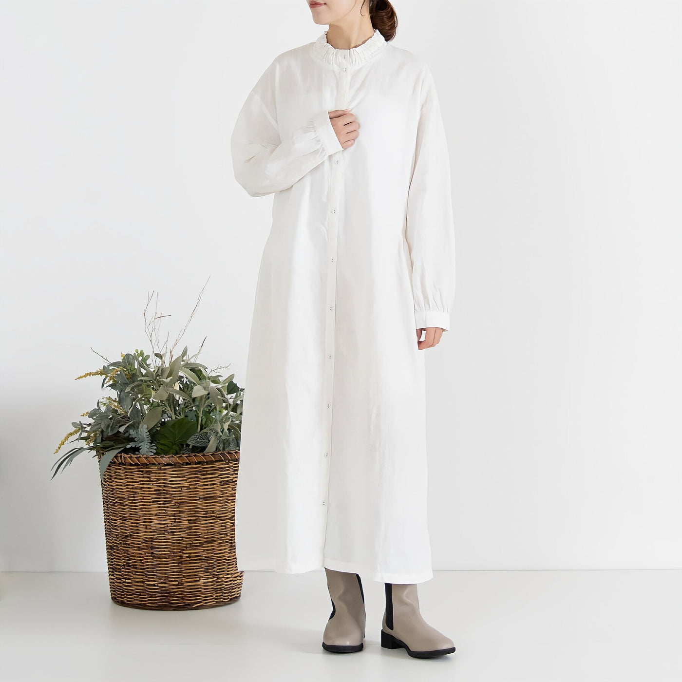 blue willow ブルーウィロウ 綿麻 コットンリネン スタンド