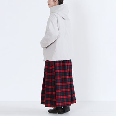 中綿ボンディングフードジャケット 裏地付き