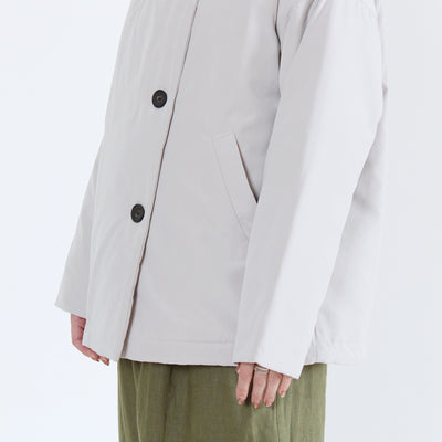 中綿ボンディングフードジャケット 裏地付き