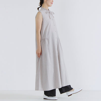 綿100% ドットドロストパンツ コットンプリント生地使用