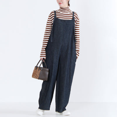 綿カシミヤ混 タートルリブニットプルオーバー