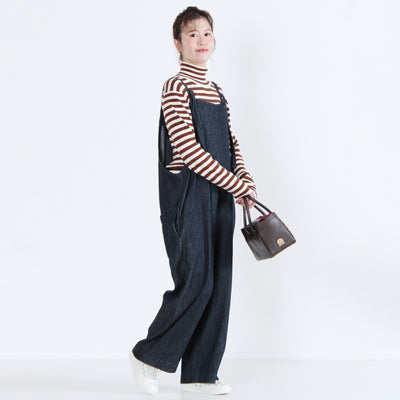 綿カシミヤ混 タートルリブニットプルオーバー