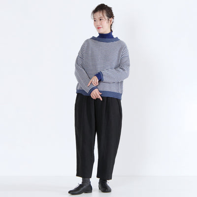 ウール混 2WAYカーディガン イタリーメリノウール使用