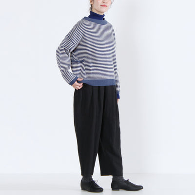 ウール混 2WAYカーディガン イタリーメリノウール使用