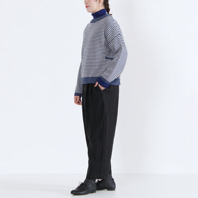 ウール混 2WAYカーディガン イタリーメリノウール使用