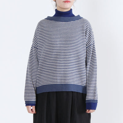 ウール混 2WAYカーディガン イタリーメリノウール使用