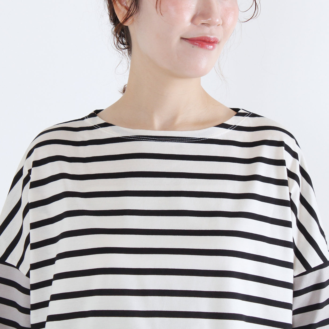日本製 綿100% クレイジーボーダーTシャツ