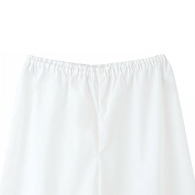 レースワイドペチパンツ コットンミックス使用