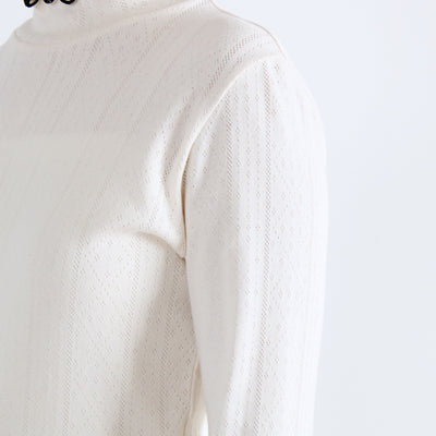 日本製 綿100% バイカラー ハイネックプルオーバー フライス生地使用