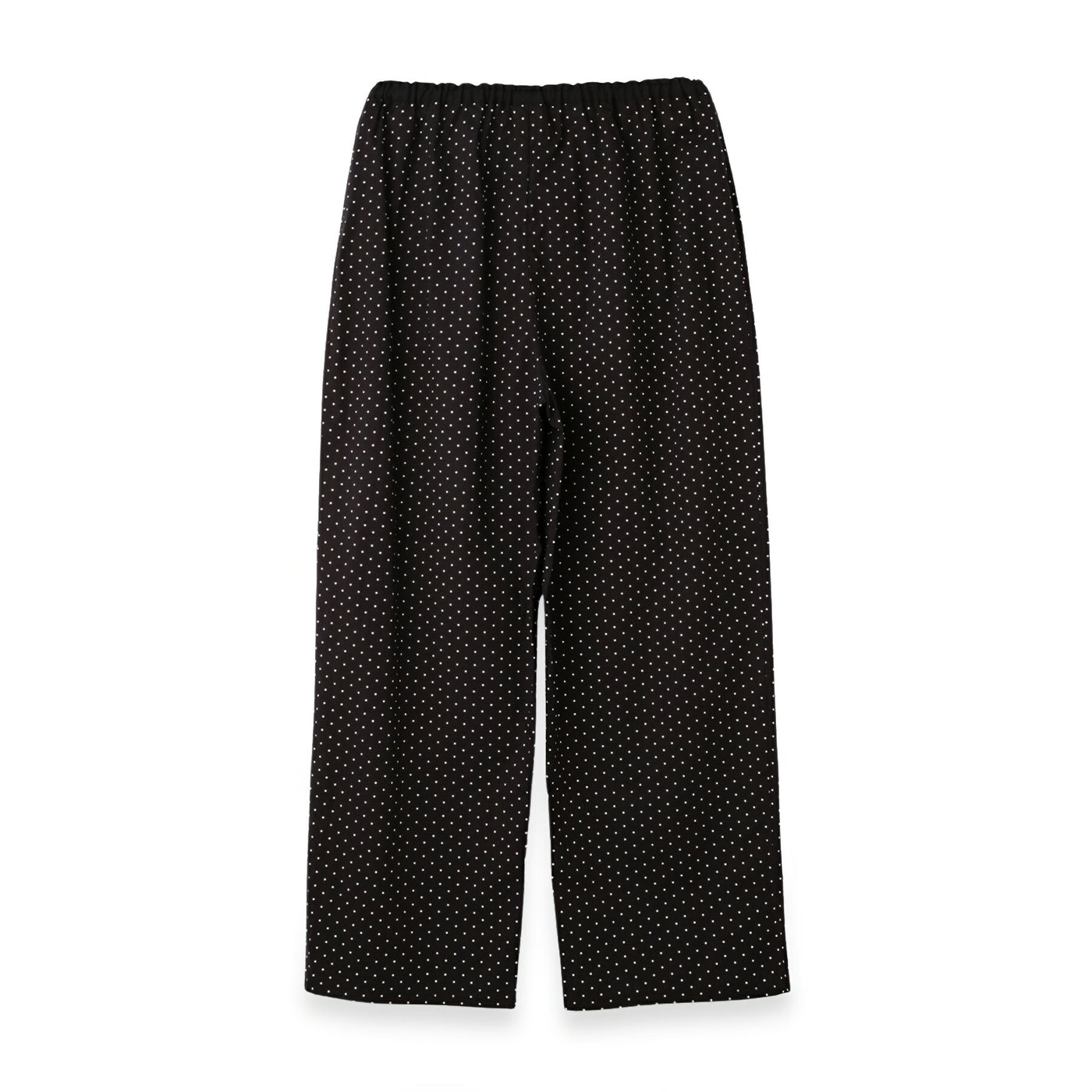 綿100% ドットドロストパンツ コットンプリント生地使用