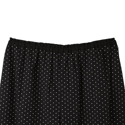 綿100% ドットドロストパンツ コットンプリント生地使用