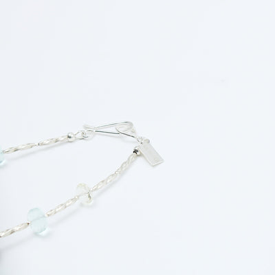 Spring Water 天然石 ネックレス ジェイド オニキス クォーツ ブルークォーツ シルバー