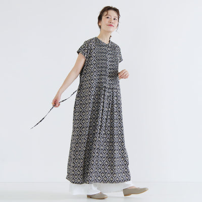 レースワイドペチパンツ コットンミックス使用