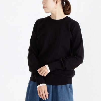 カシミヤタッチ レイヤードスリーブニット