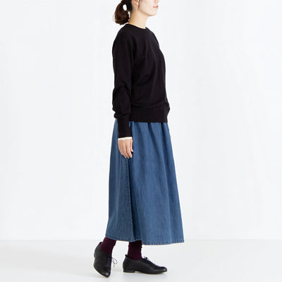 カシミヤタッチ レイヤードスリーブニット