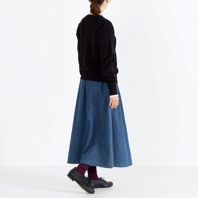 カシミヤタッチ レイヤードスリーブニット