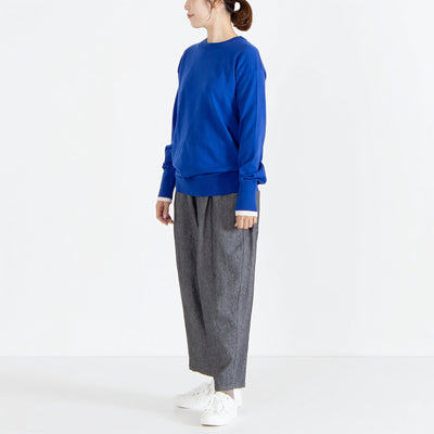 カシミヤタッチ レイヤードスリーブニット