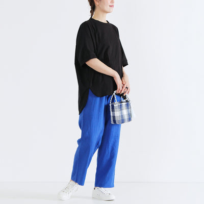 麻100% テーパードパンツ 14番手リネン使用
