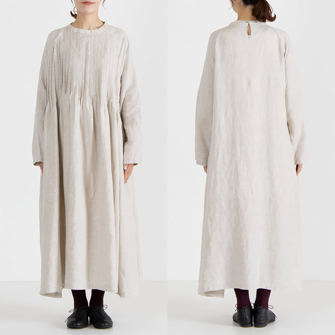 ちわまろ 楽天市場】ゼロハチマブ ワンピース ピンタック 長袖 08mab レディース