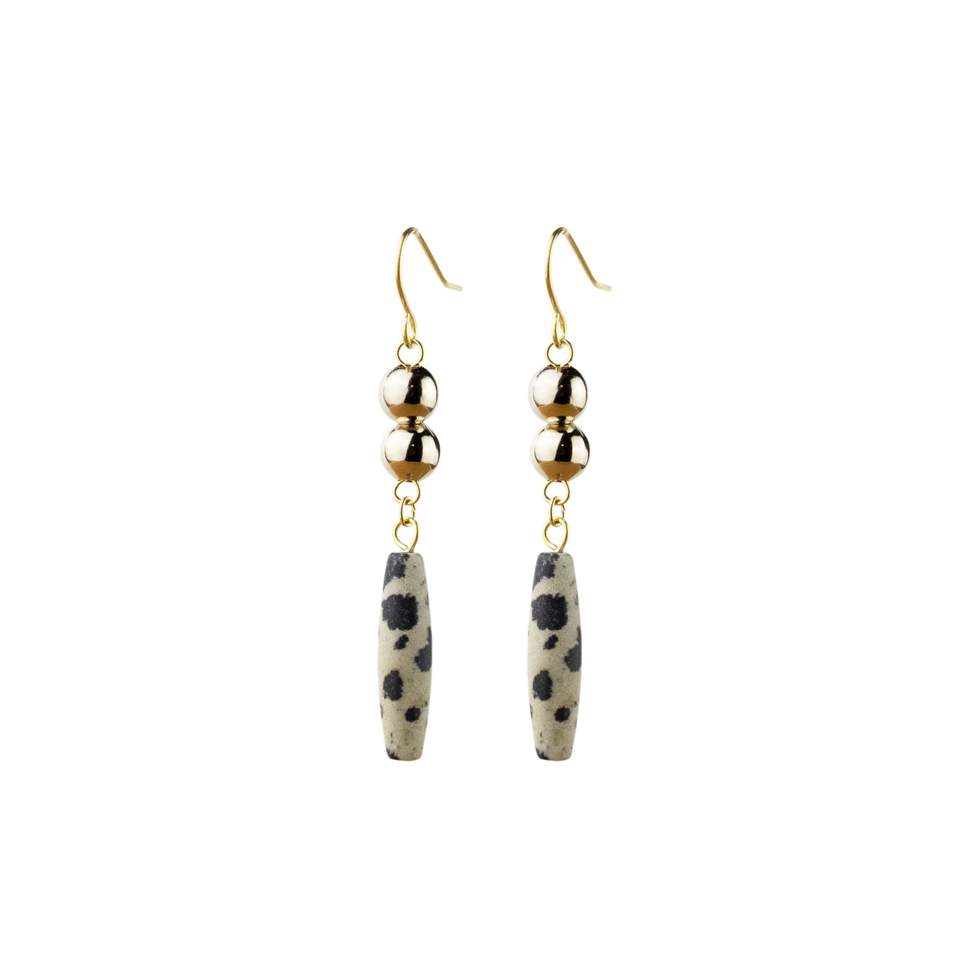 mottle ピアス ゴールド