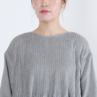 綿100% ピンタックワンピース コットンビエラ起毛使用