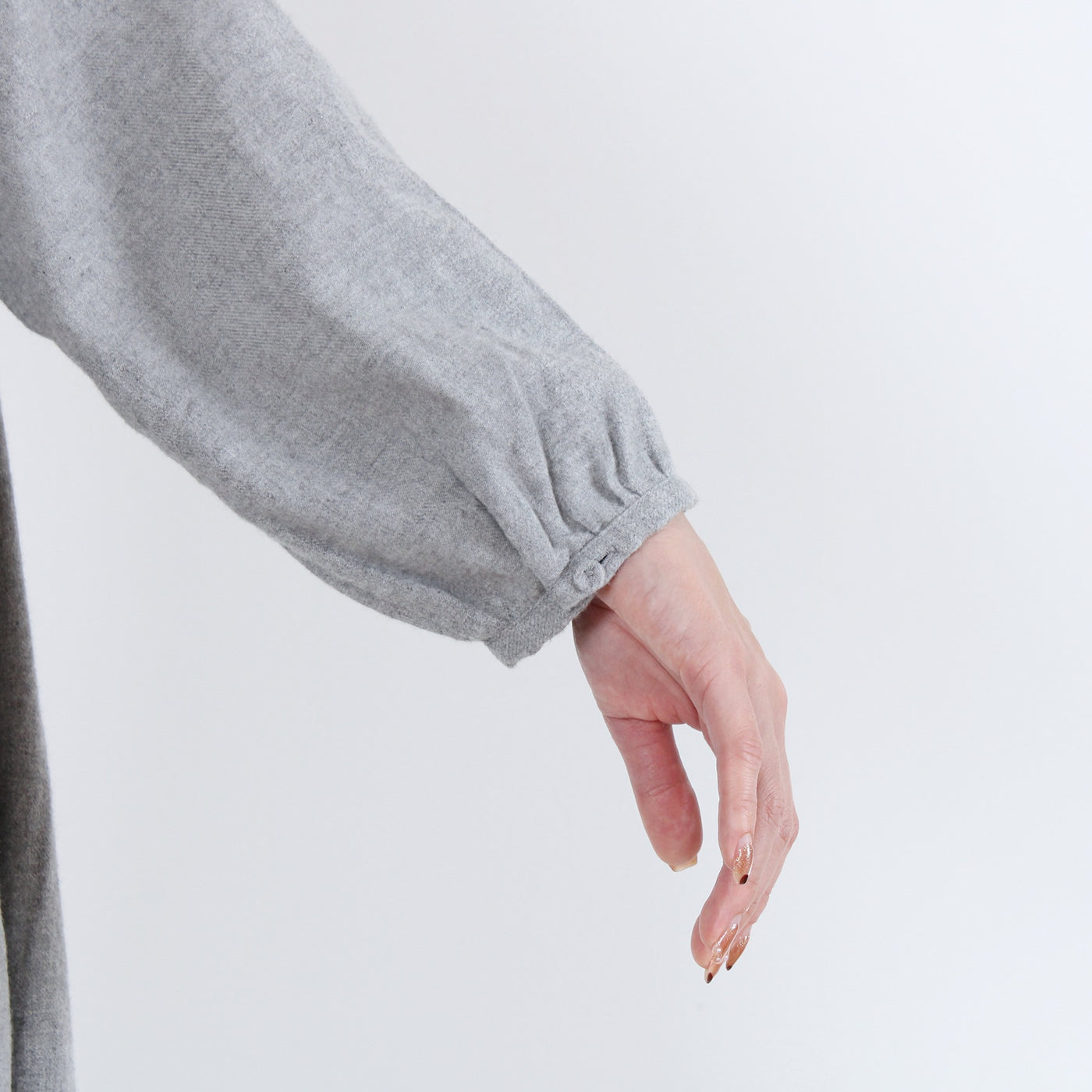 綿100% ピンタックワンピース コットンビエラ起毛使用