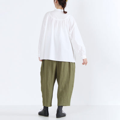 日本製 綿100% プルオーバーシャツ 近江晒ブロード使用