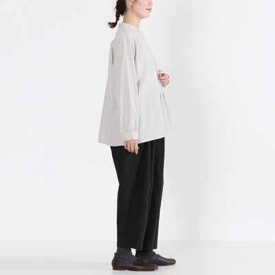 日本製 綿100% プルオーバーシャツ 近江晒ブロード使用