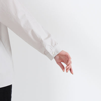 日本製 綿100% プルオーバーシャツ 近江晒ブロード使用