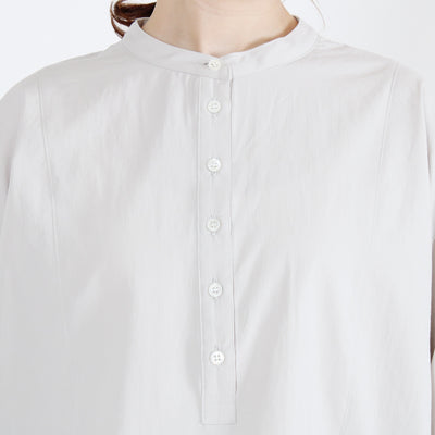 日本製 綿100% プルオーバーシャツ 近江晒ブロード使用