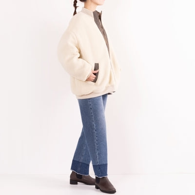 日本製レザー スクエアサイドゴアブーツ